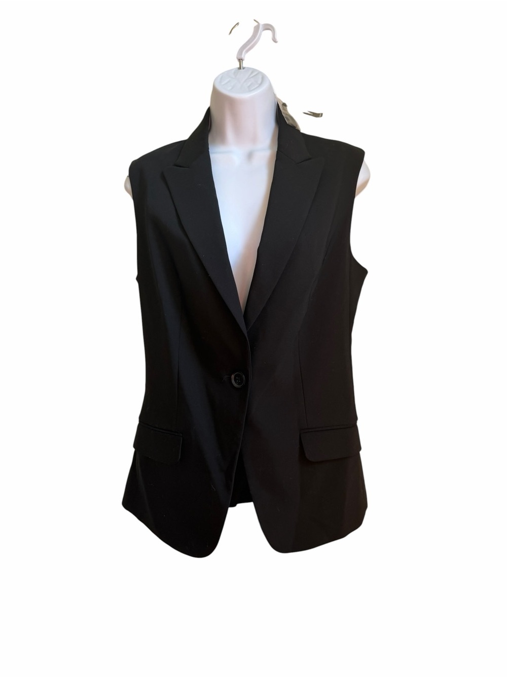 The Limited Black Sleeveless Business Casual Blazer Vest NWT Size Small